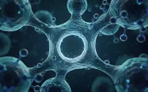 Abstrakte wissenschaftliche Darstellung einer Zellmembranpore in einer medizinischen Forschungsumgebung. - Foto: über boerse-global.de