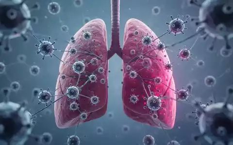 Stilisierte wissenschaftliche Visualisierung von Immunzellen in menschlichem Lungengewebe zur Darstellung autoimmuner Prozesse. - Foto: über boerse-global.de