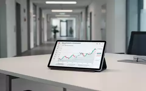 Ein moderner, heller Büroarbeitsplatz in einer öffentlichen Verwaltung mit einem digitalen Tablet auf dem Schreibtisch. - Foto: über boerse-global.de