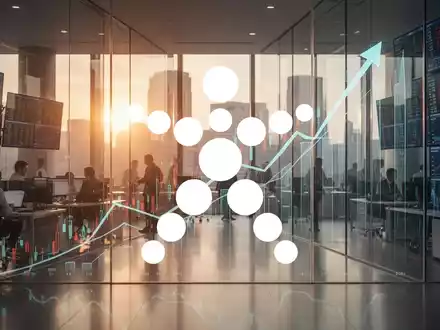 Abstrakte Darstellung eines Finanzmarktes mit aufwärts gerichteter Dynamik und eleganter Lichtstimmung - Foto: über boerse-global.de
