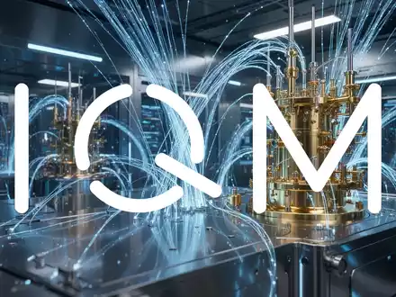 Abstrakte Darstellung eines Quantencomputer-Labors mit futuristischer Beleuchtung und technologischen Strukturen. - Foto: über boerse-global.de
