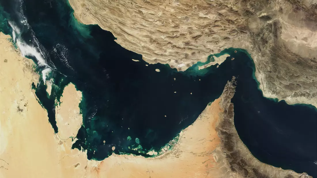 Der Streit um die Straße von Hormus ist noch lange nicht gelöst. (Archivbild) - Bild: -/The Visible Earth/NASA/dpa