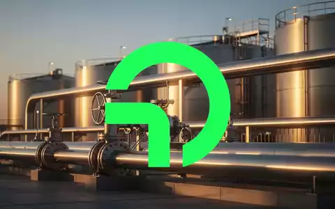 Moderne Industrieanlage der Energiebranche im goldenen Licht bei Sonnenuntergang. - Foto: über boerse-global.de