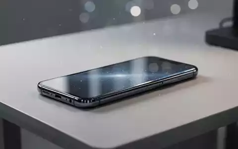 Ein elegantes Smartphone auf einem modernen Schreibtisch, das Apples technologische Infrastruktur und Serviceintegration repräsentiert. - Foto: über boerse-global.de