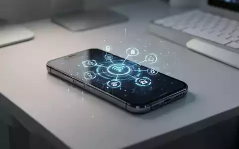 Ein Smartphone auf einem modernen Schreibtisch symbolisiert die Netzwerkkonnektivität und neue Kommunikationsstandards. - Foto: über boerse-global.de