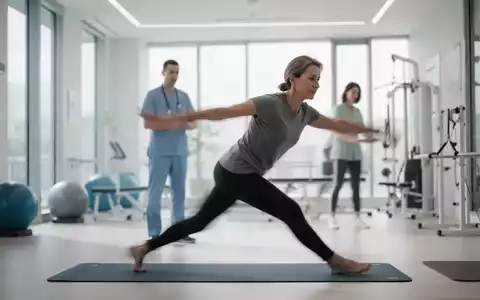 Ein Patient führt unter physiotherapeutischer Anleitung gelenkschonende Bewegungsübungen in einer modernen Praxis aus. - Foto: über boerse-global.de