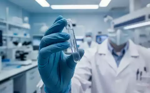 Medizinisches Labor zur Alzheimer-Früherkennung mit einer Blutprobe im Fokus. - Foto: über boerse-global.de