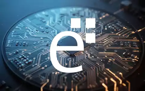 Abstrakte Nahaufnahme eines leuchtenden Halbleiter-Wafers mit komplexen Mikrochip-Strukturen und moderner Beleuchtung. - Foto: über boerse-global.de