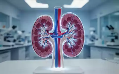Anatomisches Modell einer menschlichen Niere als Symbol für den Vitamin-D-Stoffwechsel und die Knochengesundheit. - Foto: über boerse-global.de