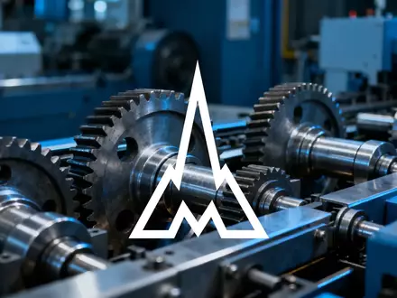 Abstrakte Darstellung industrieller Präzisionsteile in einer Fabrikumgebung mit Fokus auf wirtschaftliche Unsicherheit. - Foto: über boerse-global.de