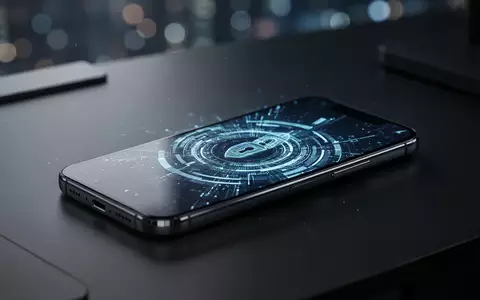 Ein modernes Smartphone auf einem Schreibtisch, das digitale Sicherheitssymbole auf dem Bildschirm anzeigt. - Foto: über boerse-global.de