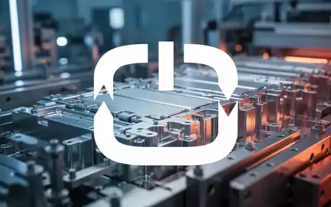 Abstrakte Darstellung moderner Batterietechnologie in einer industriellen Fertigungsumgebung. - Foto: über boerse-global.de