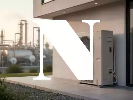 Moderne, energieeffiziente Wärmepumpentechnik in einer minimalistischen, architektonisch anspruchsvollen Umgebung. - Foto: über boerse-global.de