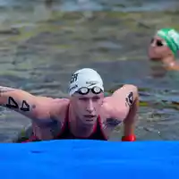 Florian Wellbrock wurde in Paris Europameister über 10 Kilometer. (Archivbild) - Foto: Vincent Thian/AP/dpa