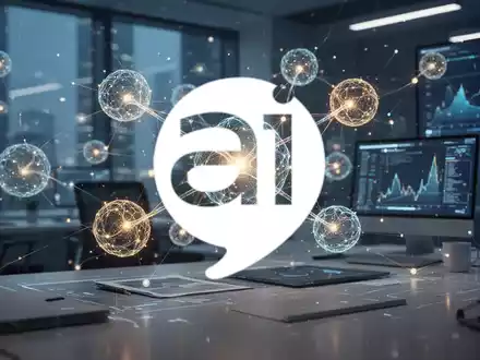 Abstrakte digitale Netzwerkverbindungen in einer modernen, technologischen Arbeitsumgebung mit sanfter Beleuchtung. - Foto: über boerse-global.de