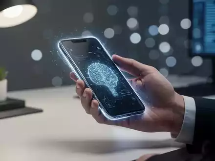 Ein modernes Smartphone in einer Hand, das die Integration neuer KI-Gestensteuerung symbolisiert. - Foto: über boerse-global.de