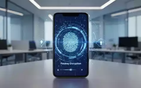 Ein Smartphone zeigt eine sichere digitale Authentifizierungsoberfläche für fortschrittliche Passwortverwaltung. - Foto: über boerse-global.de