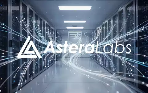 Abstrakte Darstellung moderner Rechenzentrum-Infrastruktur mit leuchtenden Lichtleitern und Fokus auf technisches Wachstum. - Foto: über boerse-global.de