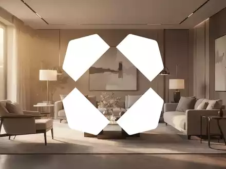 Modernes, minimalistisches Wohninterieur in warmem Licht, das Stabilität und finanzielles Wachstum symbolisiert. - Foto: über boerse-global.de