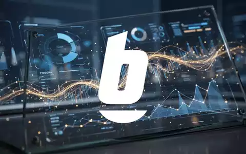 Abstrakte digitale Datenvisualisierung und moderne Technologie-Oberfläche in blau-goldener Beleuchtung. - Foto: über boerse-global.de
