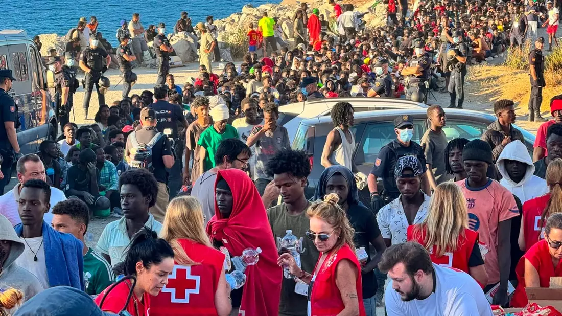 Auch Social-Media könnte für die Migrationskrise in Ceuta mit mindestens 72 Toten verantwortlich sein. - Bild: Iván Zambrano/EUROPA PRESS/dpa