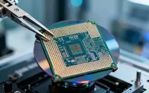 Ein Silizium-Wafer in einer Reinraumumgebung, der die Halbleiterindustrie repräsentiert. - Foto: über boerse-global.de