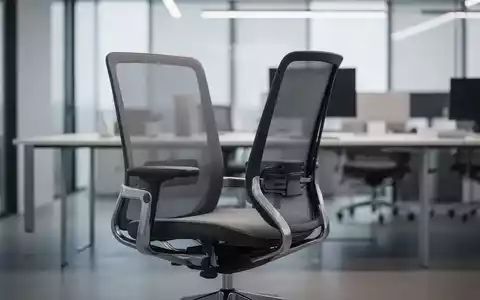 Ein minimalistischer, moderner Büroarbeitsplatz mit einem ergonomischen Bürostuhl in einer hellen, professionellen Umgebung. - Foto: über boerse-global.de