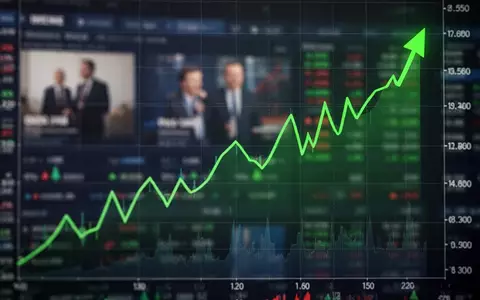 Steigender Börsenkurs in einer grafischen Darstellung auf einem Monitor - Foto: über boerse-global.de