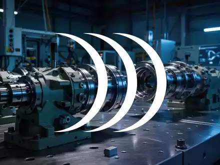 Abstrakte Darstellung moderner Verteidigungstechnologie und industrielle Präzision in einer Hightech-Umgebung. - Foto: über boerse-global.de