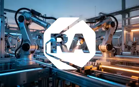 Moderne, hochtechnisierte Industriehalle mit präzisen Robotik-Elementen und atmosphärischer Beleuchtung. - Foto: über boerse-global.de