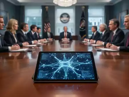 Hightech-Vorstandssitzung im Weißen Haus zu KI-Sicherheit und Regulierungsaufsicht. - Foto: über boerse-global.de