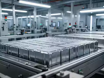 Moderne Lithium-Ionen-Batteriefertigung in einer hochtechnologischen Industrieanlage. - Foto: über boerse-global.de