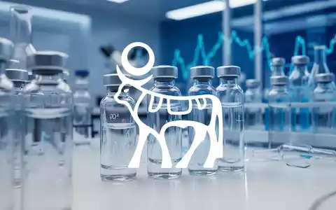 Abstrakte Darstellung eines modernen pharmazeutischen Labors mit Fokus auf klinische Präzision und medizinische Forschung. - Foto: über boerse-global.de