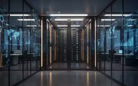 Abstrakte digitale Datenvisualisierungen in einem modernen Finanzzentrum, die Sicherheit und technologische Innovation symbolisieren. - Foto: über boerse-global.de