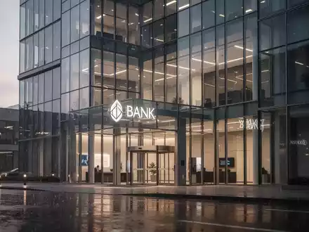 Modernes Bankgebäude in der Dämmerung als Symbol für regulatorische Aufsicht und Compliance im Finanzsektor. - Foto: über boerse-global.de