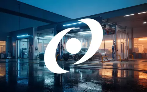 Moderne, industriell geprägte Waschstraße in atmosphärischer Abendbeleuchtung als Symbol für den Industriesektor - Foto: über boerse-global.de
