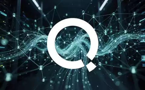 Abstrakte digitale Netzwerkverbindungen und Lichtlinien, die Quantentechnologie und Cybersicherheit symbolisieren. - Foto: über boerse-global.de