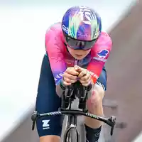 Antonia Niedermaier hat bei der Tour de France der Frauen im Zeitfahren die Top Ten verpasst. (Archivbild) - Foto: Uwe Anspach/dpa