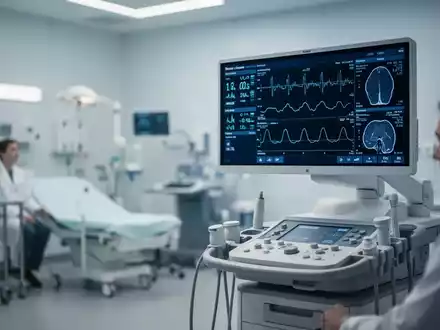 Moderne medizinische Behandlungsräume mit Fokus auf diagnostische Geräte in einer klinischen Umgebung. - Foto: über boerse-global.de