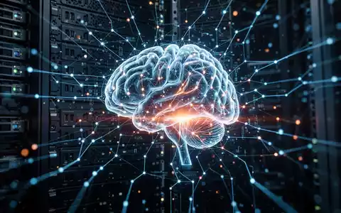 Abstrakte Darstellung eines digitalen neuronalen Netzwerks, das Cybersicherheit und die Risiken von KI-Modellen symbolisiert. - Foto: über boerse-global.de