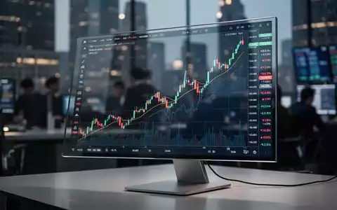 Steigende Aktienkurve auf einem Monitor als Symbol für den Kursanstieg der Ucore Rare Metals Aktie. - Foto: über boerse-global.de