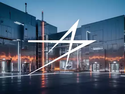 Moderne, abstrakte Darstellung einer industriellen Fertigungsstätte für Verteidigungstechnologie bei Dämmerung. - Foto: über boerse-global.de