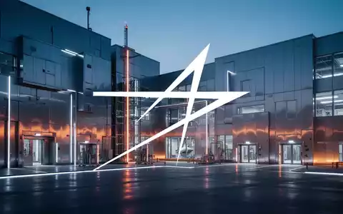 Moderne, abstrakte Darstellung einer industriellen Fertigungsstätte für Verteidigungstechnologie bei Dämmerung. - Foto: über boerse-global.de