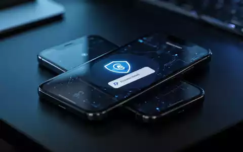 Ein modernes Smartphone auf einem dunklen Schreibtisch mit einer leuchtenden Systembenachrichtigung auf dem Bildschirm. - Foto: über boerse-global.de