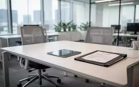 Ein moderner Büroarbeitsplatz mit einem Tablet und Aktenordnern, der die organisatorische Herausforderung im Personalwesen symbolisiert. - Foto: über boerse-global.de
