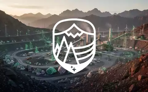 Moderne industrielle Bergbauanlage in einer bergigen Landschaft bei Sonnenuntergang als Symbol für strategische Rohstoffe. - Foto: über boerse-global.de