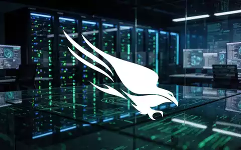Abstrakte Darstellung eines modernen Cybersicherheits-Kontrollzentrums mit digitaler Beleuchtung und Server-Technik. - Foto: über boerse-global.de