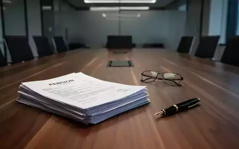Aktenstapel und eine Brille auf einem Bürotisch als Symbol für die politische Debatte um Rentenreformen. - Foto: über boerse-global.de