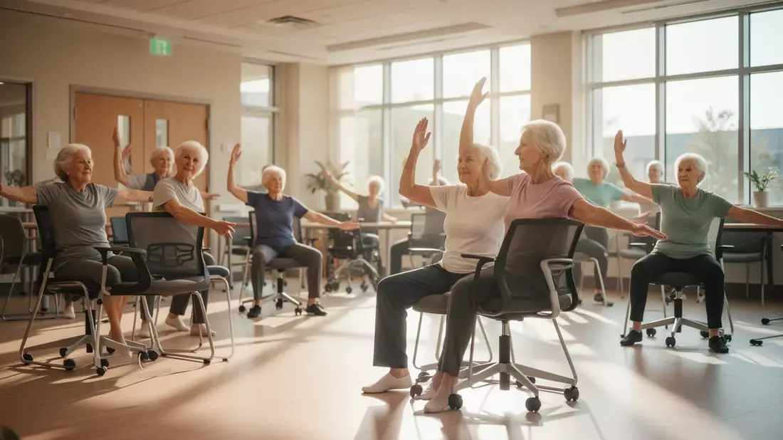 Stuhl-Yoga und Präventionskurse: Volkshochschulen erweitern Angebot für Senioren