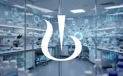 Abstrakte Darstellung eines modernen pharmazeutischen Forschungslabors mit digitaler Datenvisualisierung. - Foto: über boerse-global.de